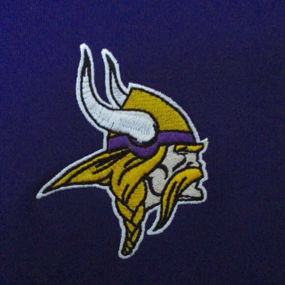 Antigua Mens L/S NFL Minnesota Vikings Full Zip Purple Stretch Sweater NWOT - L - Picture 2 of 3